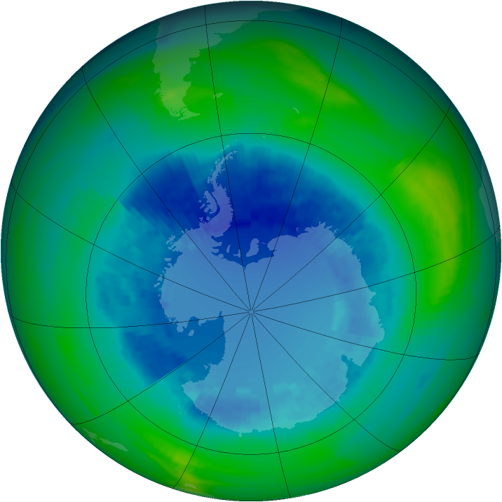 Ozone Map 1987-08-31
